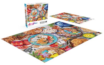 Foto 4 | Rompecabezas Buffalo Games Aimee Stewart Cookies & Cocoa, 1000 Unidades - Venta Internacional.