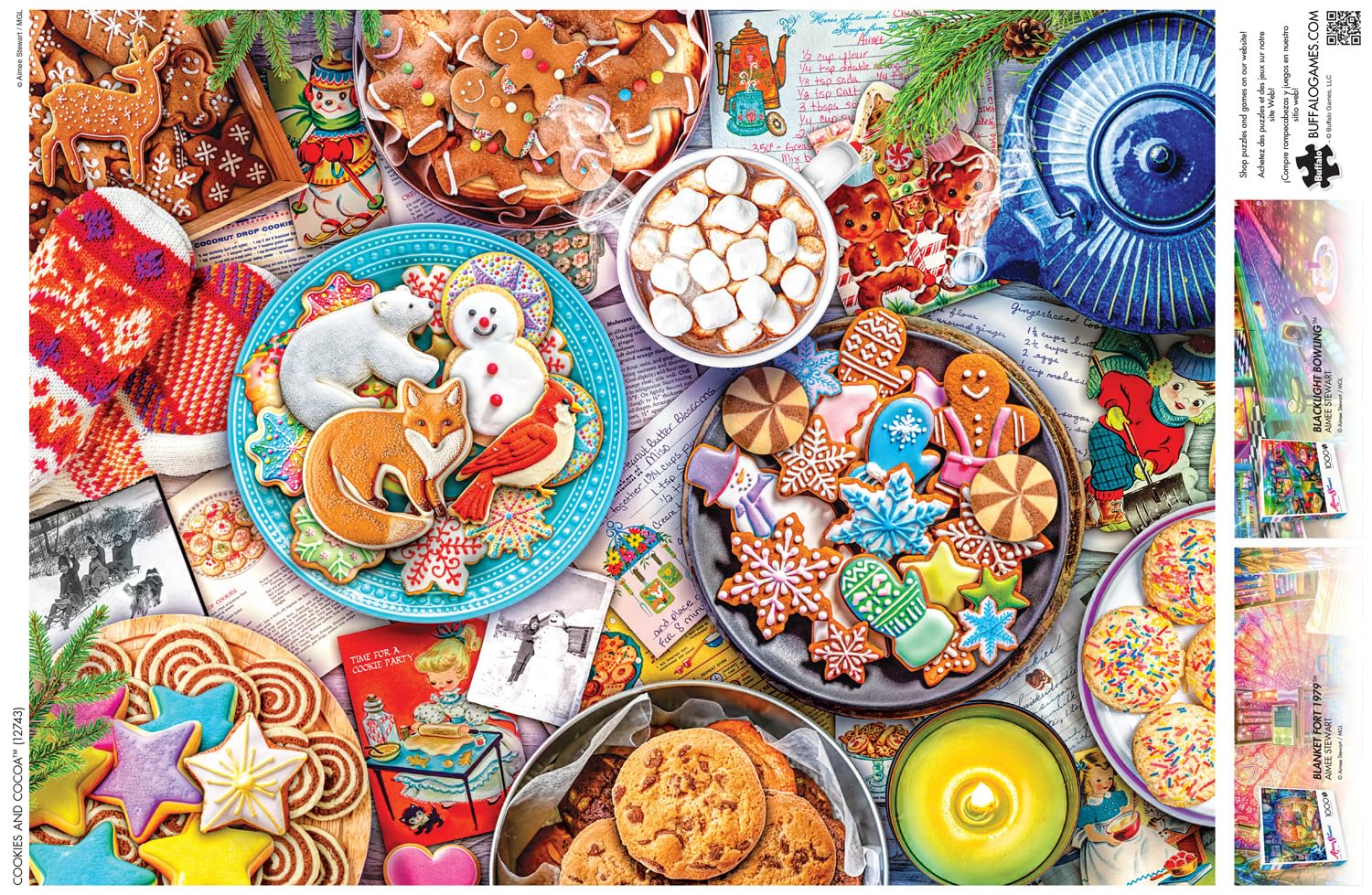 Foto 6 pulgar | Rompecabezas Buffalo Games Aimee Stewart Cookies & Cocoa, 1000 Unidades - Venta Internacional.