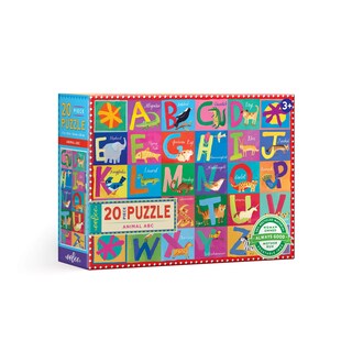 Foto 1 | Puzzle Eeboo Animal Abc De 20 Piezas Para Niños De 3 Años - Venta Internacional.
