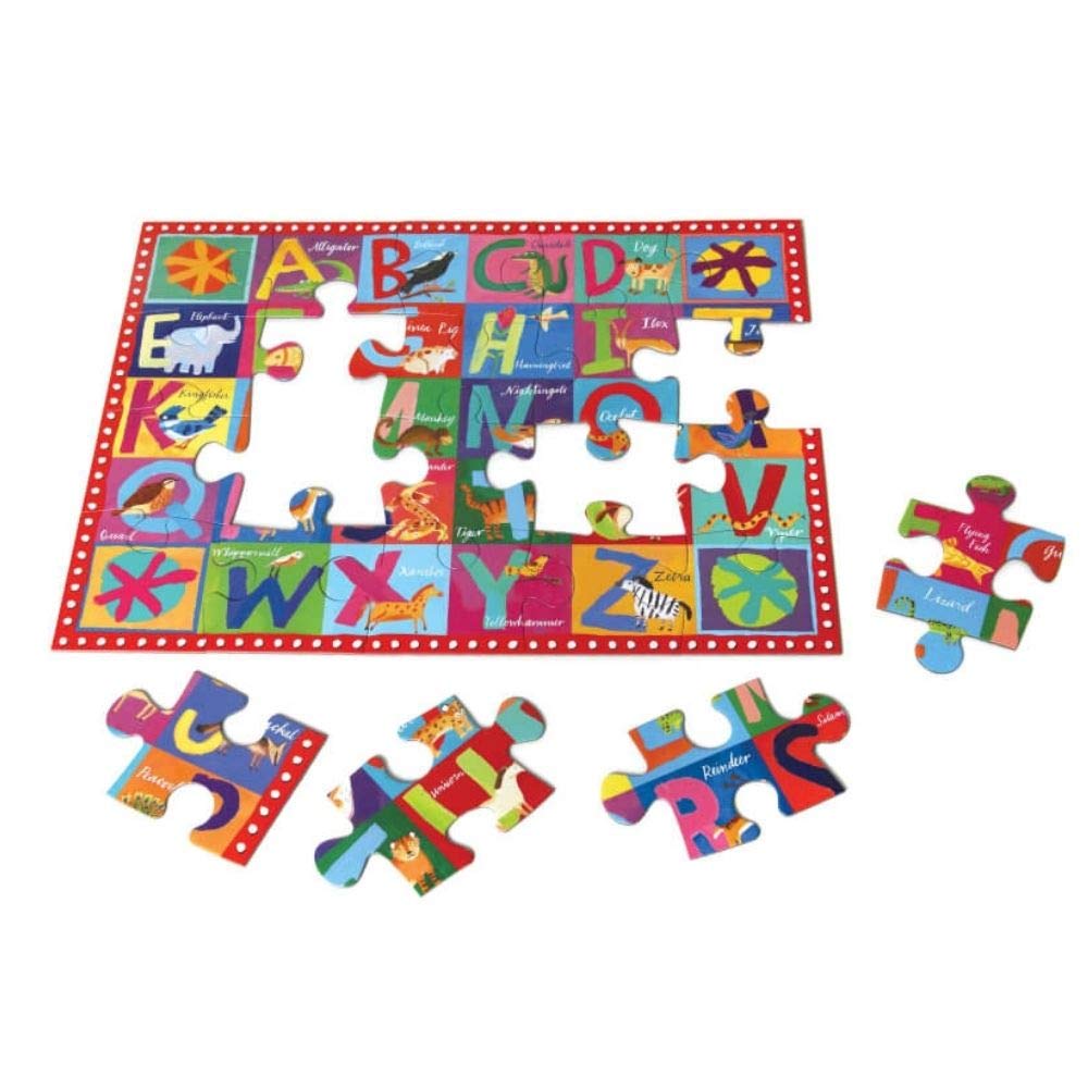 Foto 3 pulgar | Puzzle Eeboo Animal Abc De 20 Piezas Para Niños De 3 Años - Venta Internacional.