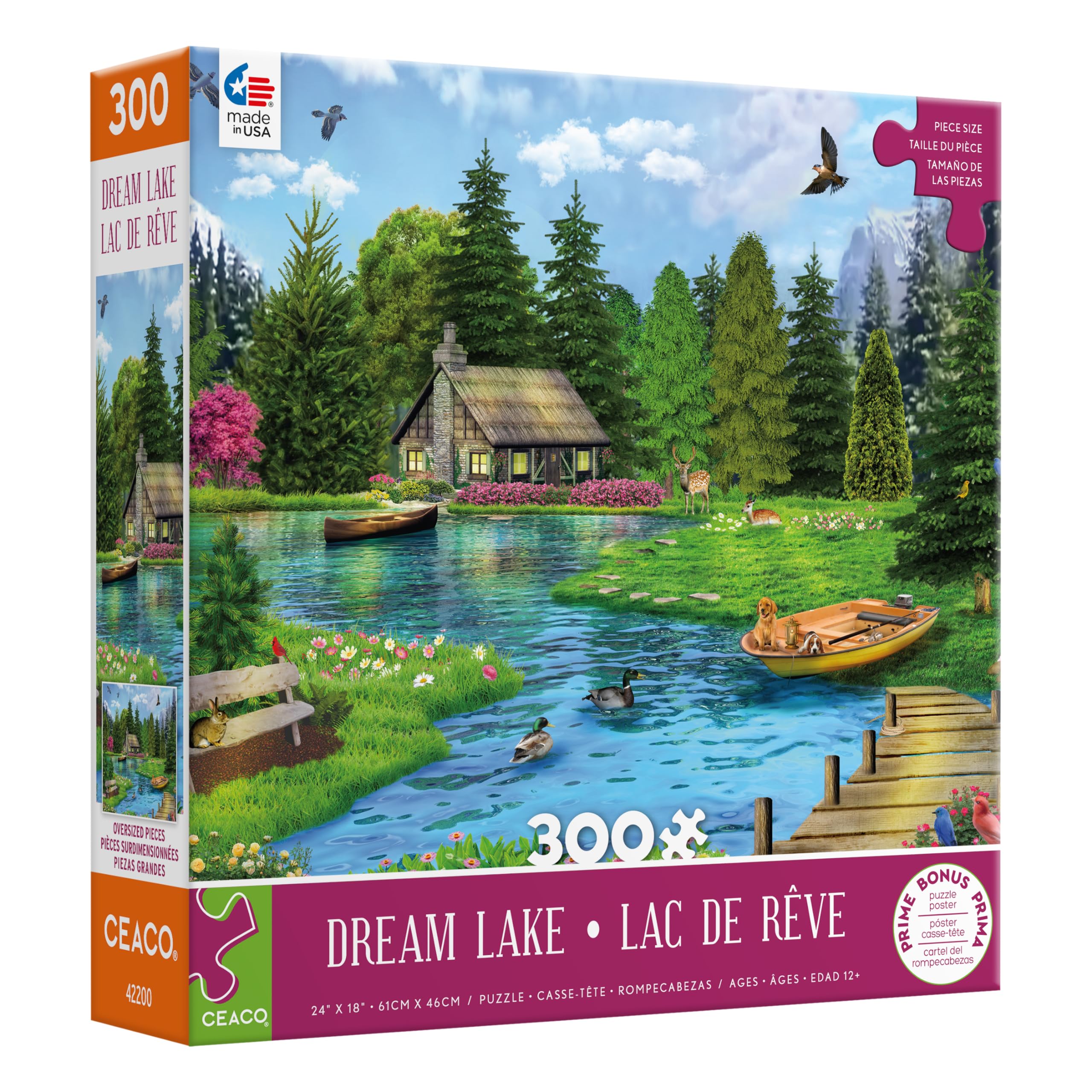 Foto 4 pulgar | Rompecabezas Ceaco Dream Lake 300 Piezas - Venta Internacional.