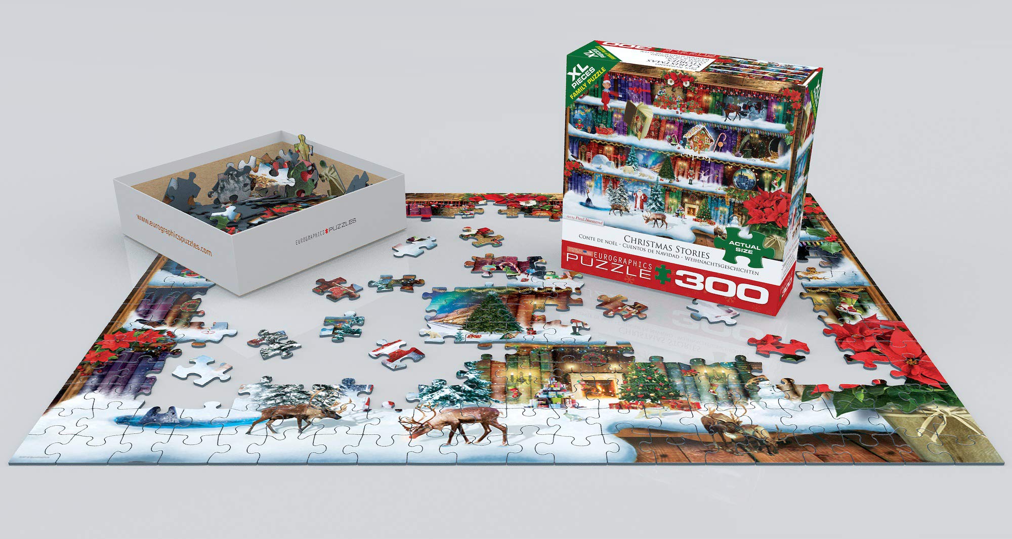Foto 4 pulgar | Rompecabezas Eurographics Christmas Stories 300 Piezas - Venta Internacional.