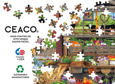 Foto 2 | Rompecabezas Ceaco Tracy Flickinger Country Market 500 Piezas - Venta Internacional.