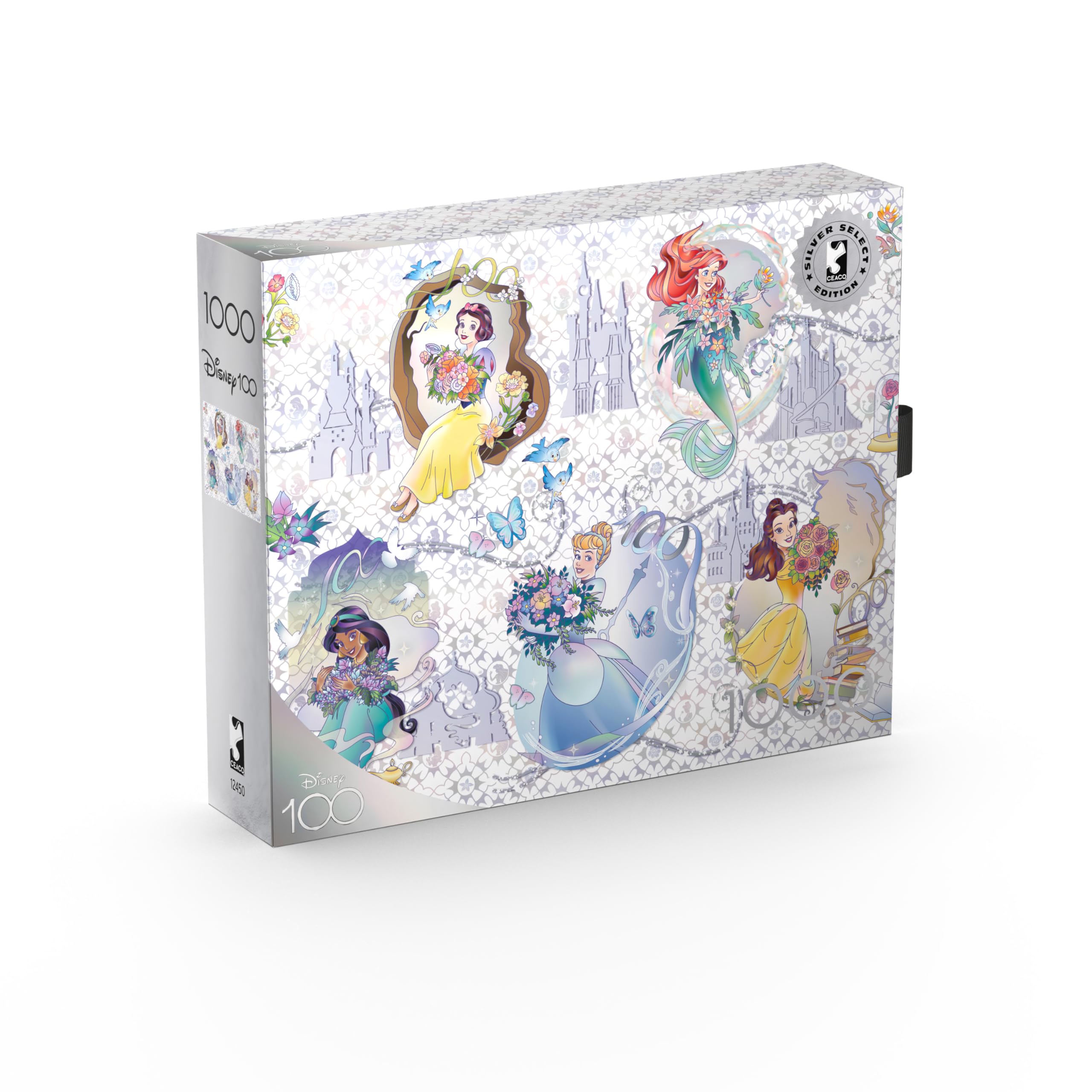 Foto 3 | Rompecabezas Buffalo Games Disney Platinum Princesses 1000 Unidades - Venta Internacional.