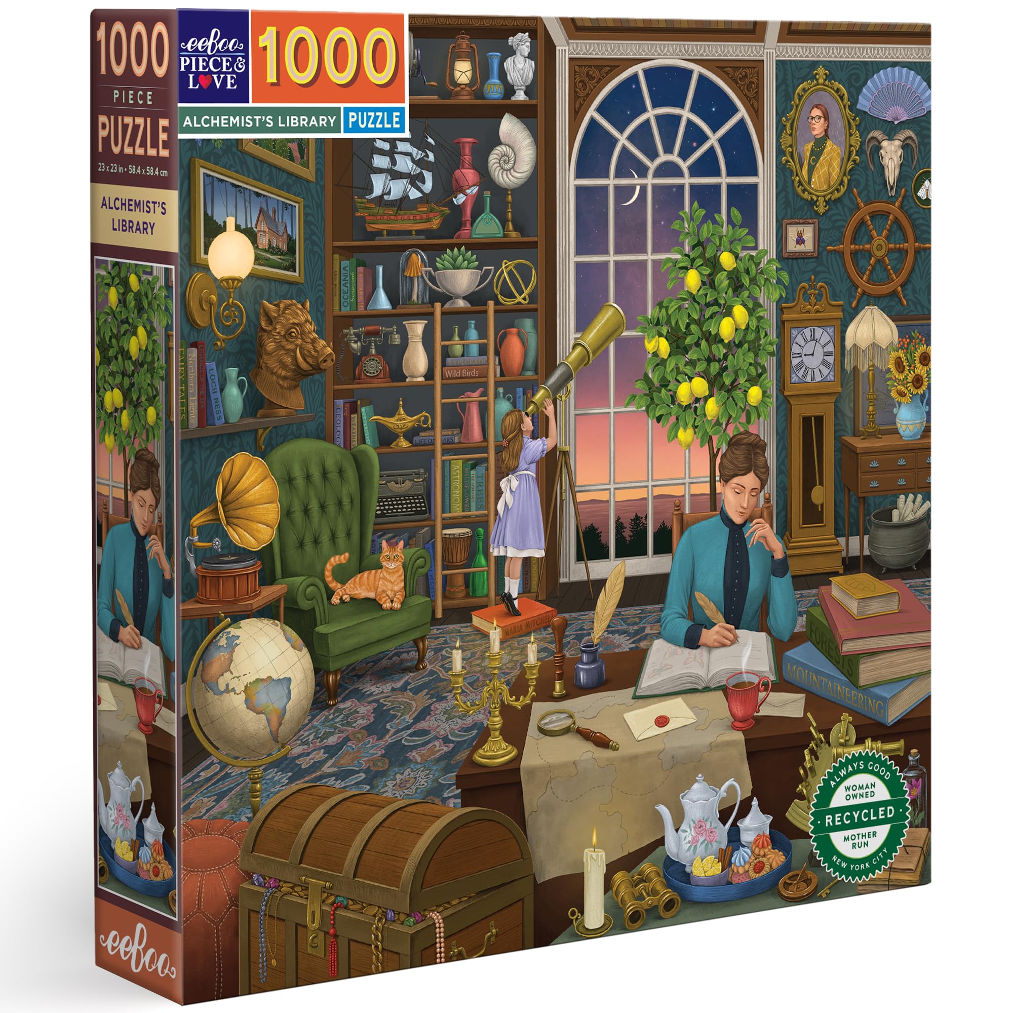 Foto 2 pulgar | Puzzle Eboo Piece & Love: Alchemist's Library 1000 Piezas - Venta Internacional.