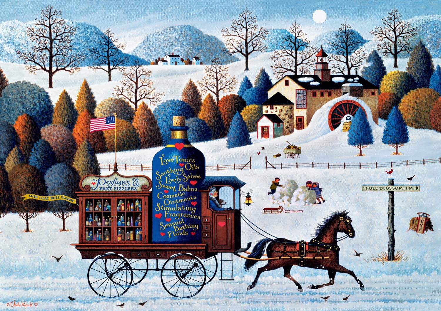 Foto 1 | Rompecabezas De Buffalo Games Charles Wysocki Promises, 500 Piezas - Venta Internacional.