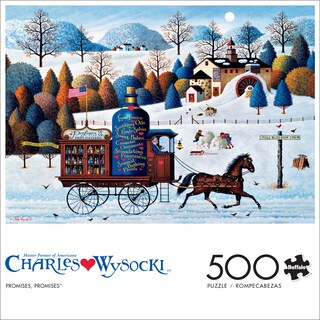 Foto 2 | Rompecabezas De Buffalo Games Charles Wysocki Promises, 500 Piezas - Venta Internacional.