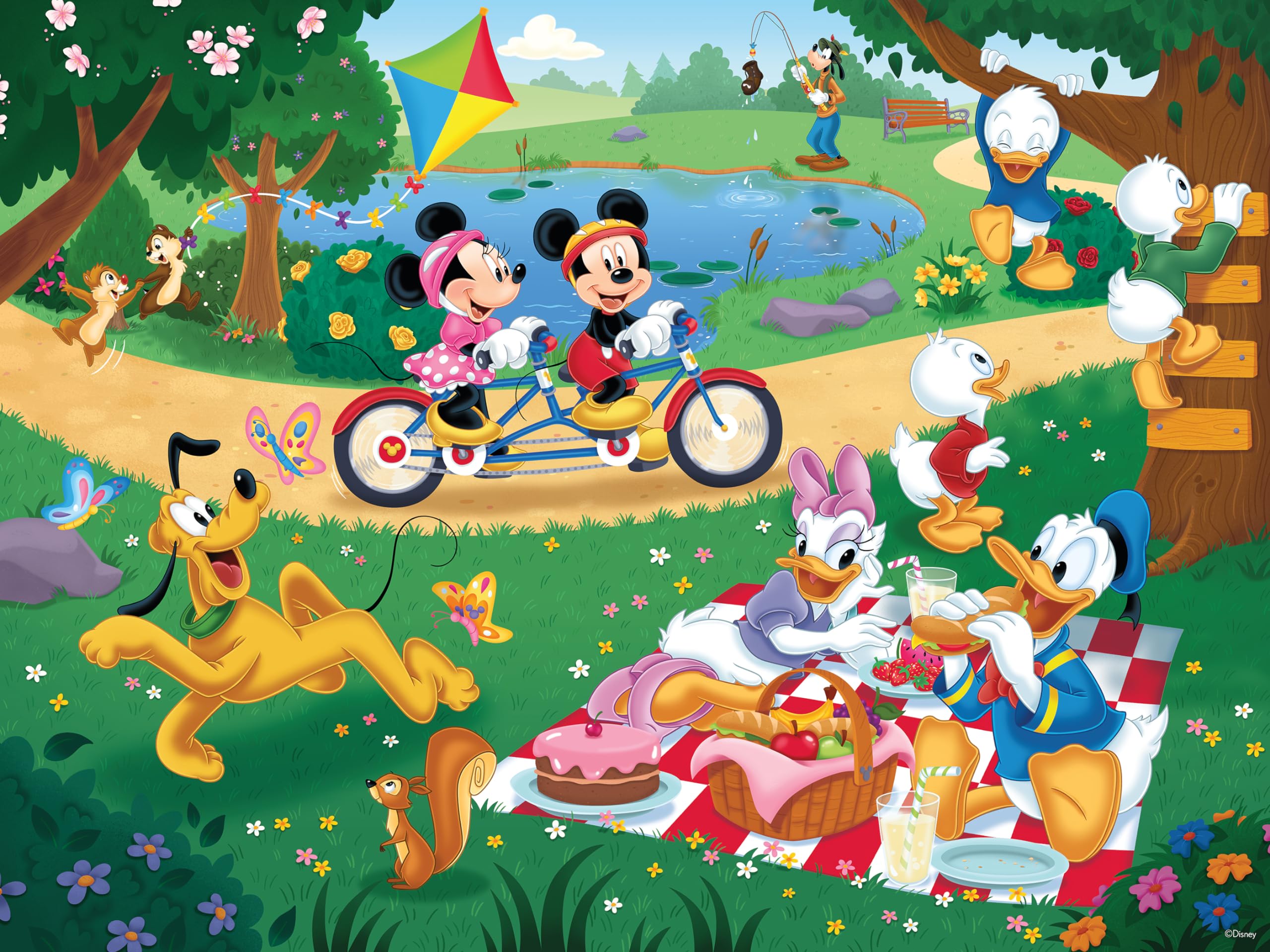 Foto 1 | Rompecabezas Ceaco Disney Mickey Y Minnie In The Park, 300 Piezas - Venta Internacional.