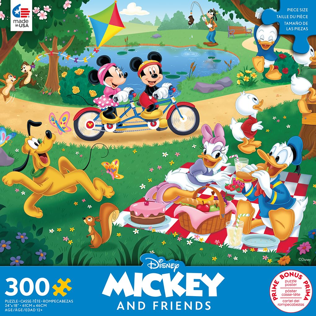 Foto 3 pulgar | Rompecabezas Ceaco Disney Mickey Y Minnie In The Park, 300 Piezas - Venta Internacional.