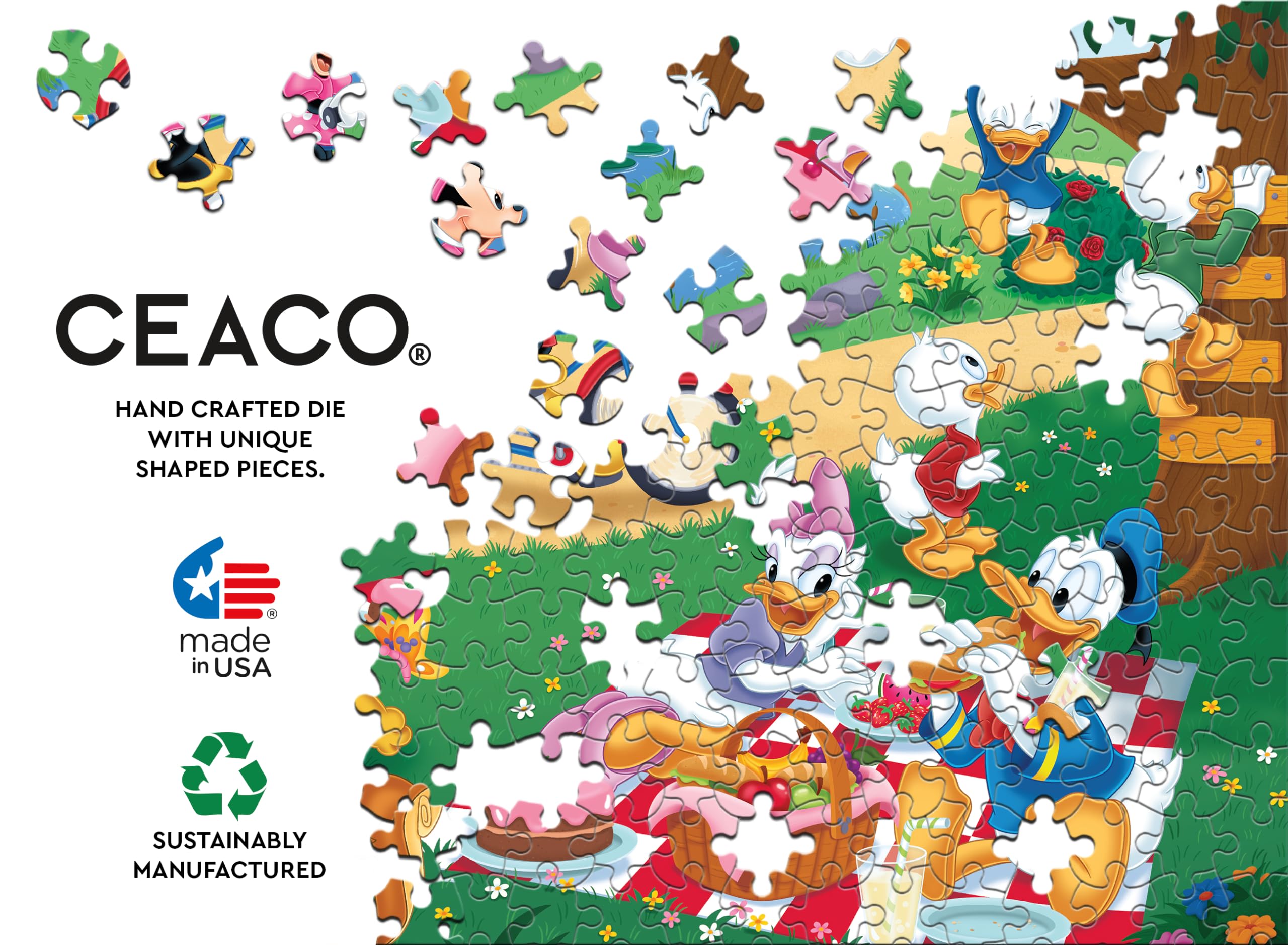 Foto 6 pulgar | Rompecabezas Ceaco Disney Mickey Y Minnie In The Park, 300 Piezas - Venta Internacional.