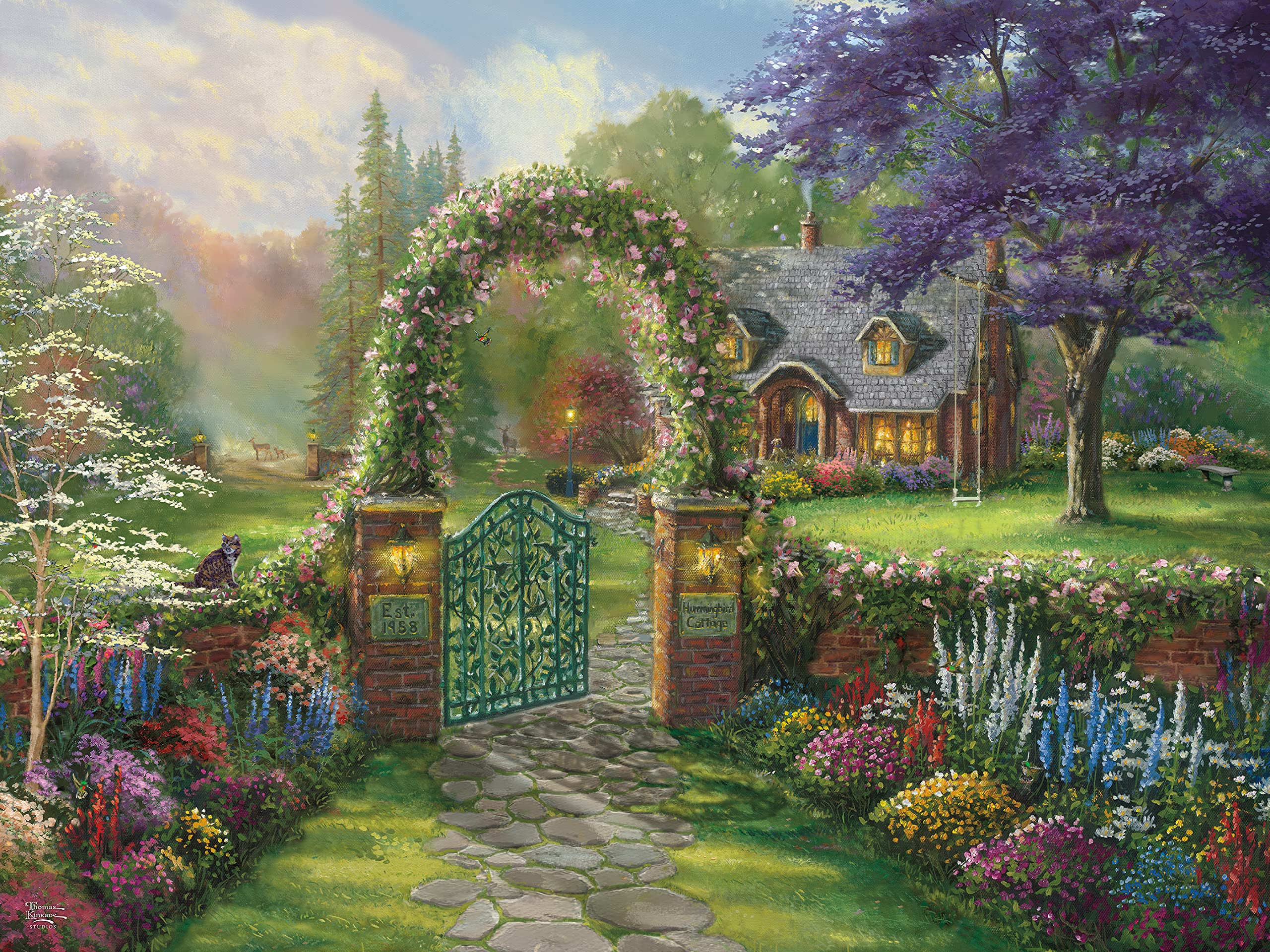 Foto 2 pulgar | Rompecabezas Ceaco Thomas Kinkade Inspirations De 300 Piezas - Venta Internacional.