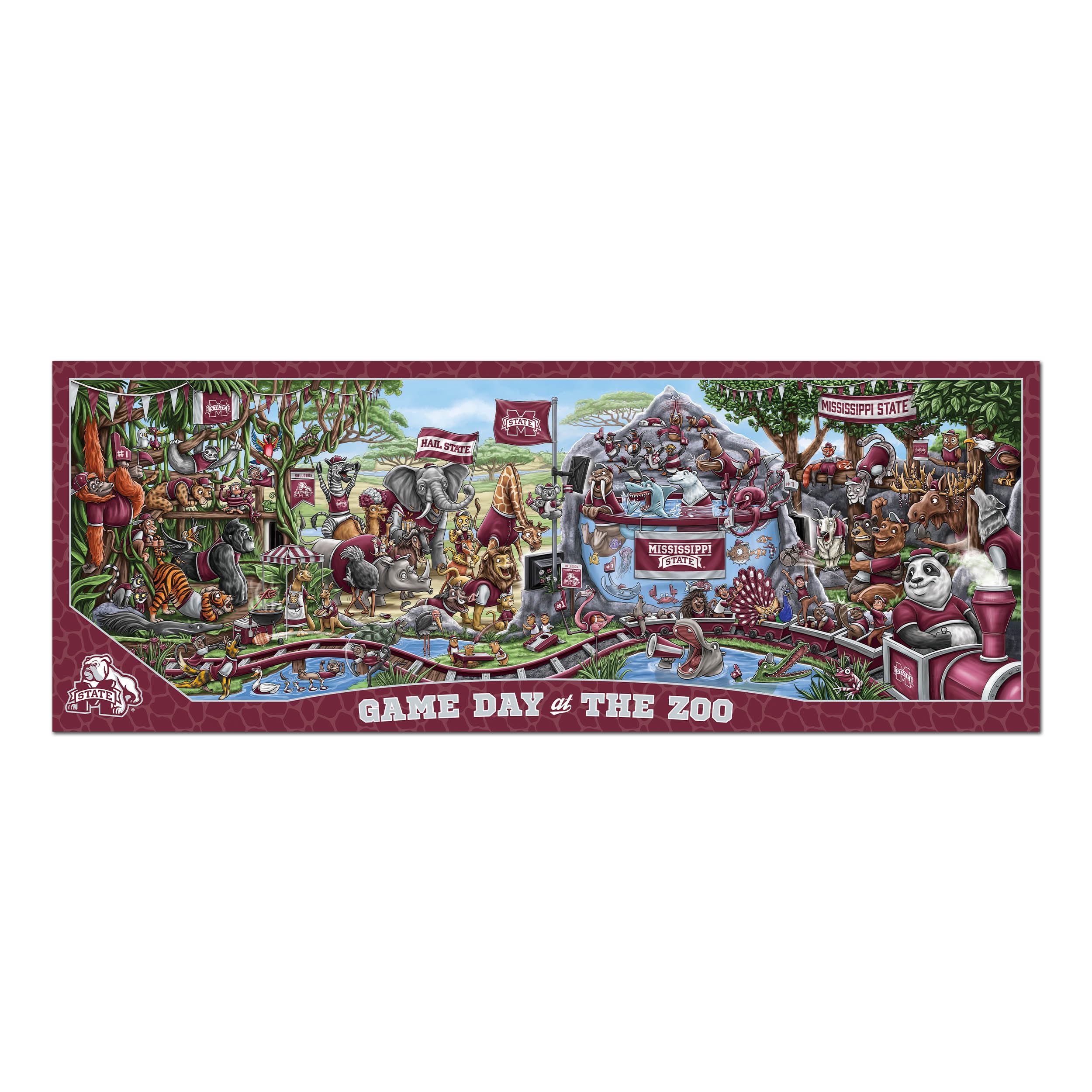 Foto 4 pulgar | Puzzle Youthefan Ncaa Mississippi State Bulldogs, 500 Unidades - Venta Internacional.