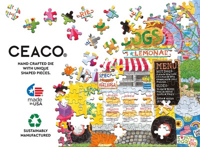 Foto 5 | Rompecabezas Ceaco Food Trucks Hot Dog Truck Ii, 500 Piezas - Venta Internacional.