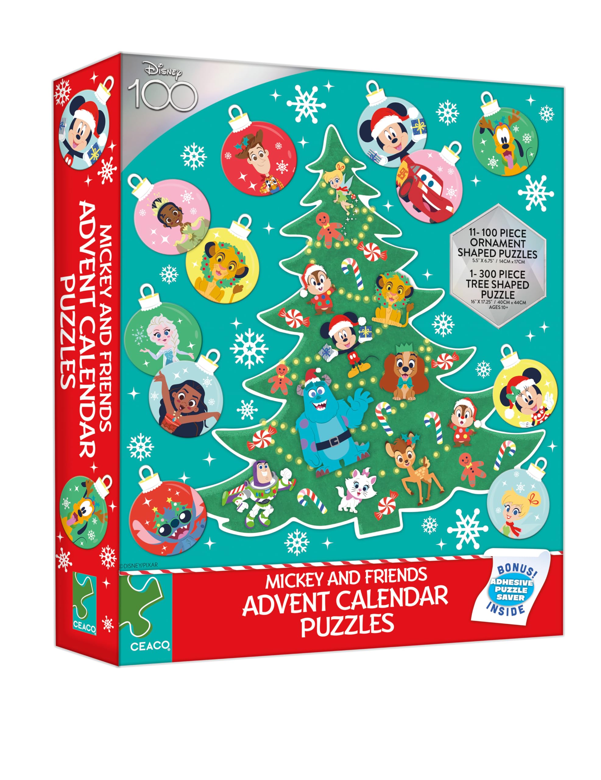 Calendario De Adviento Puzzle Ceaco Disney 100 Aniversario - Venta Internacional.