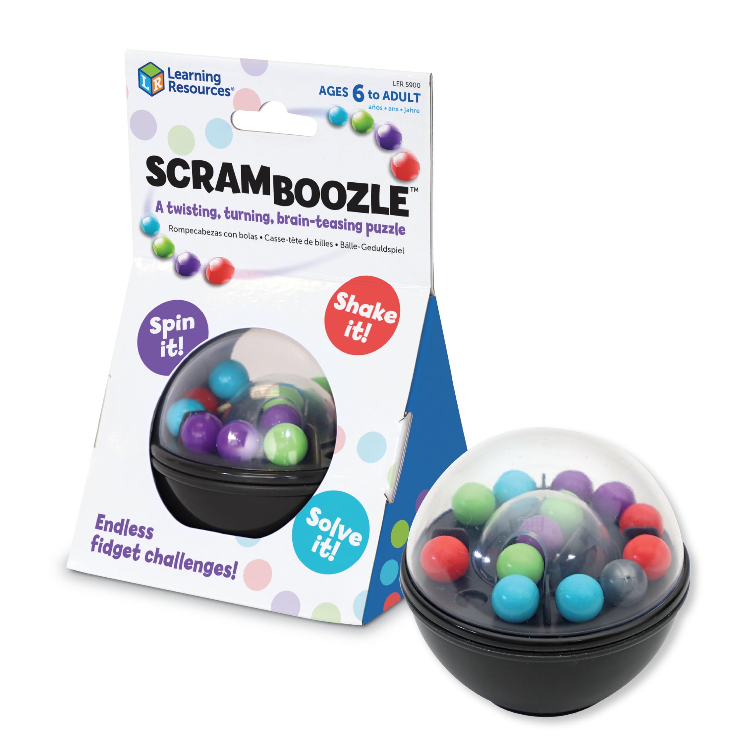 Foto 2 pulgar | Recursos De Aprendizaje De Puzzle Ball Scramboozle Para Niños Mayores De 6 Años - Venta Internacional.