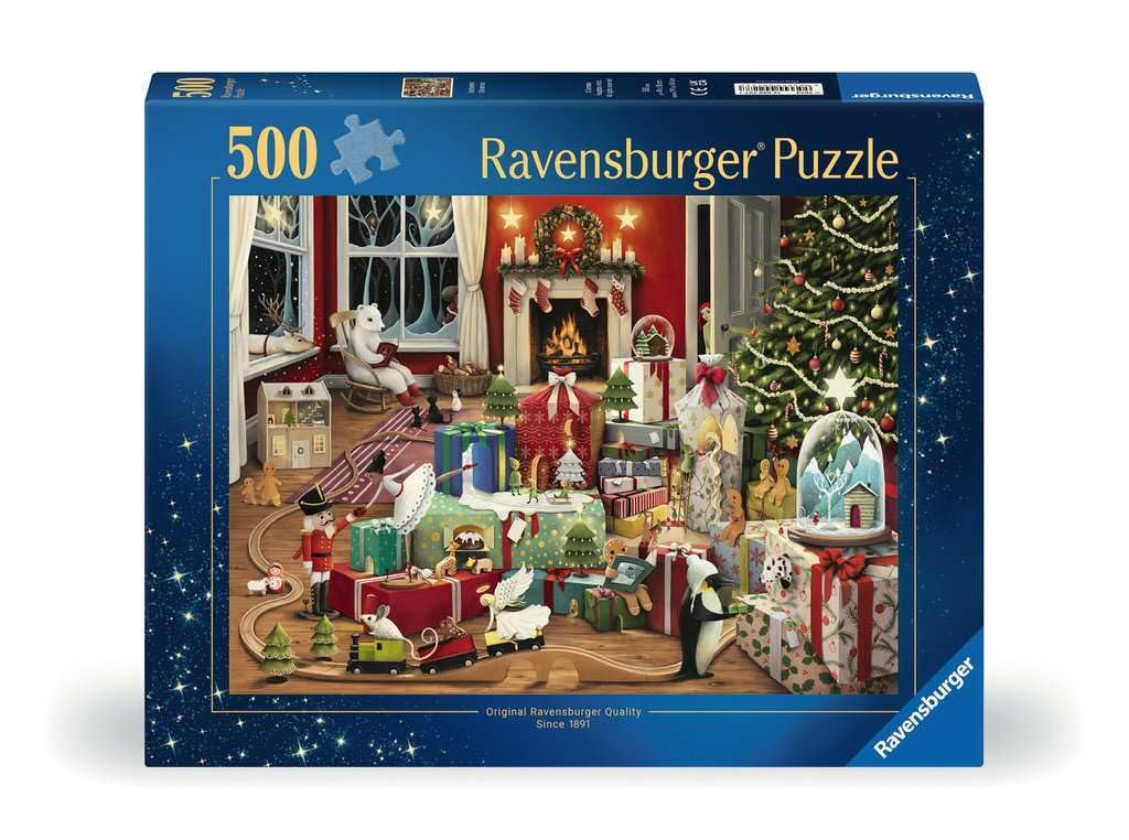 Puzle Ravensburger Enchanted Christmas 500 Piezas Para Adultos - Venta Internacional.