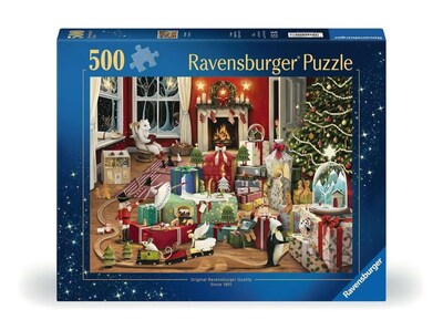 Foto 1 | Puzle Ravensburger Enchanted Christmas 500 Piezas Para Adultos - Venta Internacional.
