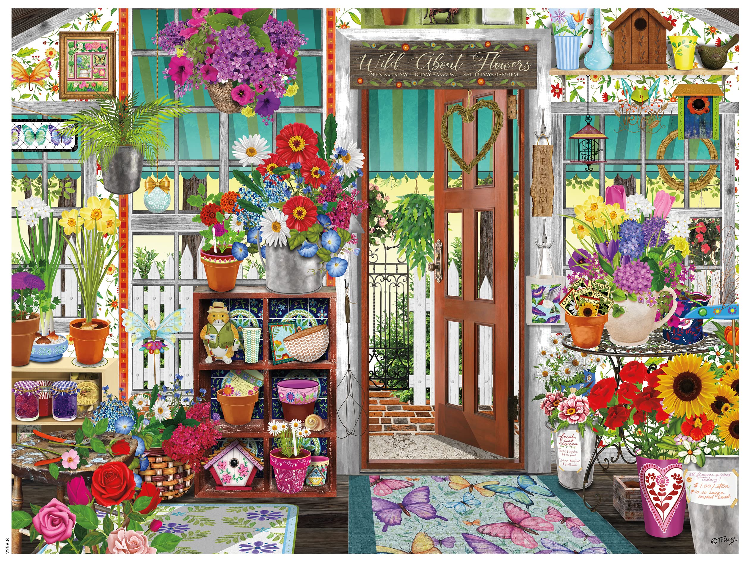 Foto 2 pulgar | Rompecabezas Ceaco Tracy Flickinger Flower Shop 300 Piezas - Venta Internacional.