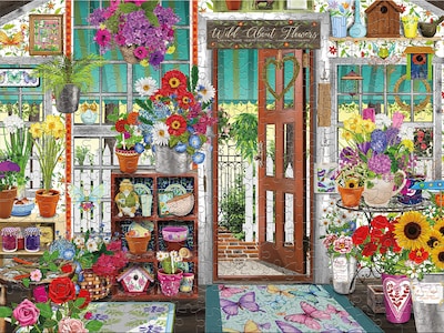 Foto 3 | Rompecabezas Ceaco Tracy Flickinger Flower Shop 300 Piezas - Venta Internacional.