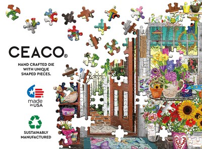 Foto 4 | Rompecabezas Ceaco Tracy Flickinger Flower Shop 300 Piezas - Venta Internacional.