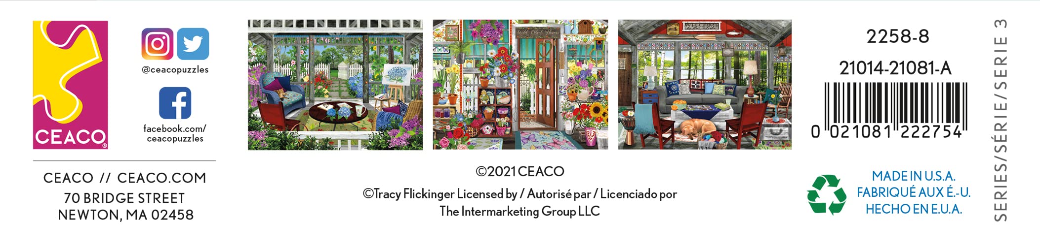 Foto 6 pulgar | Rompecabezas Ceaco Tracy Flickinger Flower Shop 300 Piezas - Venta Internacional.
