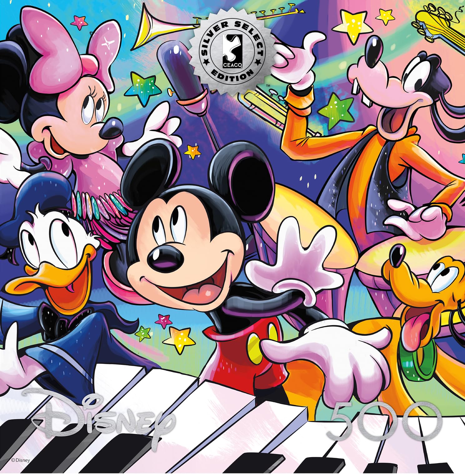 Foto 3 pulgar | Rompecabezas Buffalo Games Disney Mickey's Music, 500 Unidades - Venta Internacional.