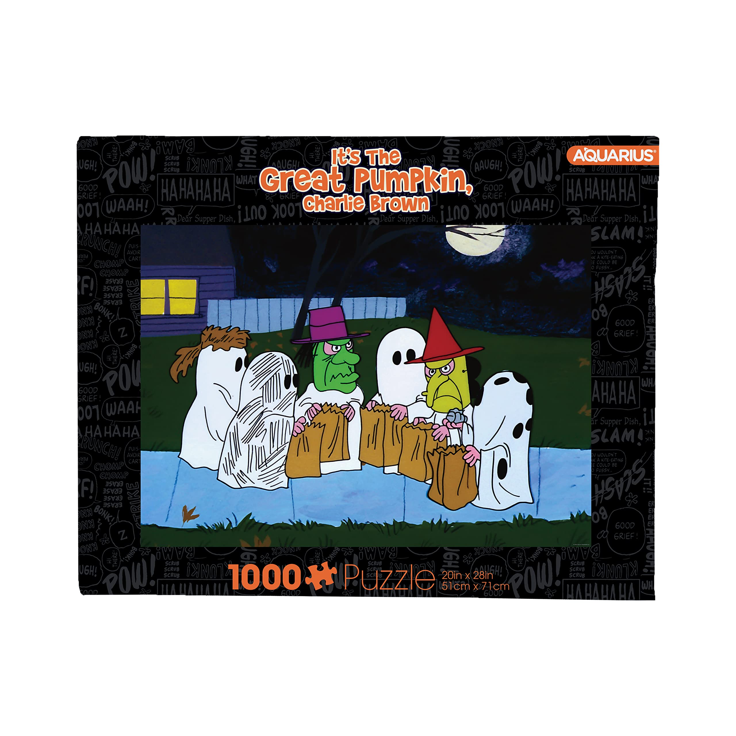 Foto 2 pulgar | Rompecabezas Aquarius Peanuts Trick Or Treat 1000 Piezas - Venta Internacional.