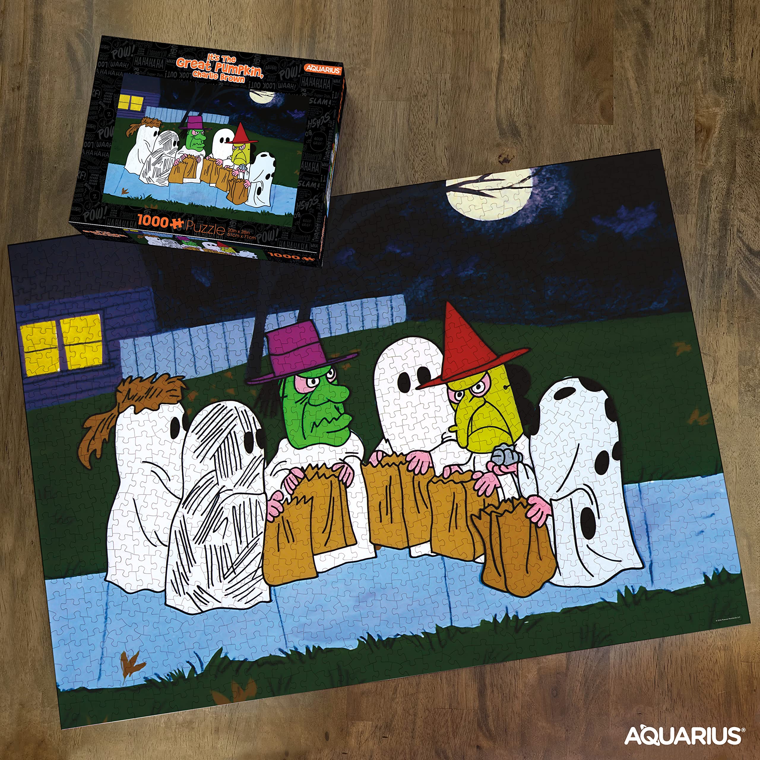 Foto 4 pulgar | Rompecabezas Aquarius Peanuts Trick Or Treat 1000 Piezas - Venta Internacional.