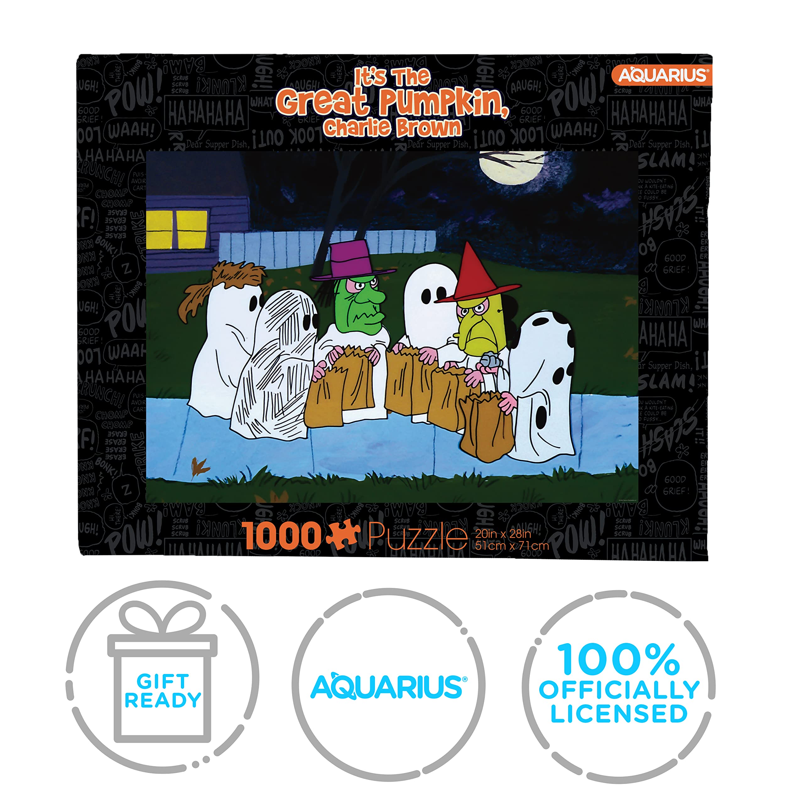 Foto 8 pulgar | Rompecabezas Aquarius Peanuts Trick Or Treat 1000 Piezas - Venta Internacional.