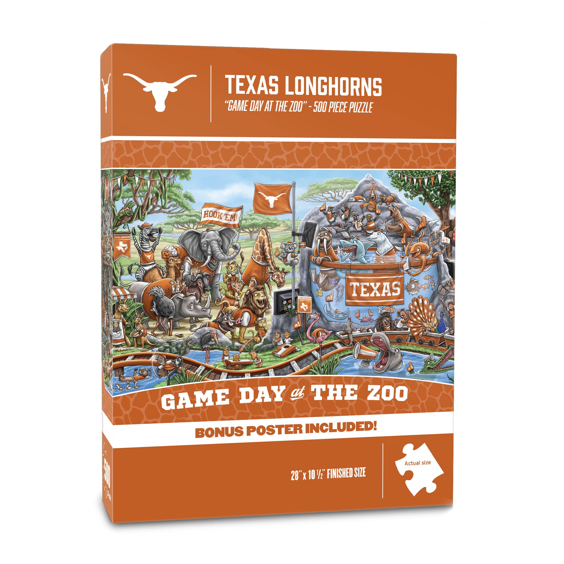 Puzzle Youthefan: Día Del Juego De Los Texas Longhorns De La Ncaa En The Zoo - Venta Internacional.