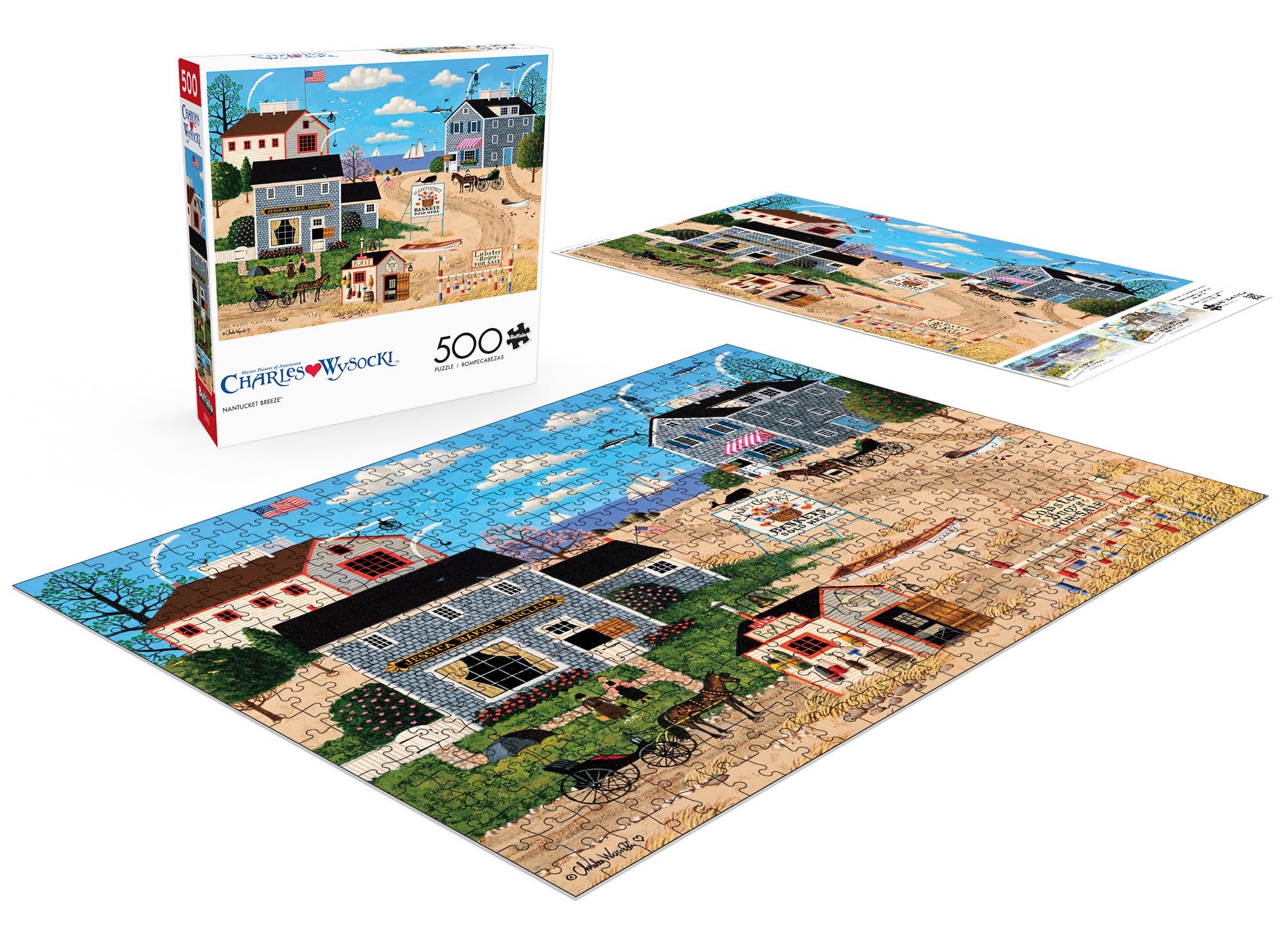 Foto 4 | Rompecabezas Buffalo Games Charles Wysocki Nantucket Breeze - Venta Internacional.