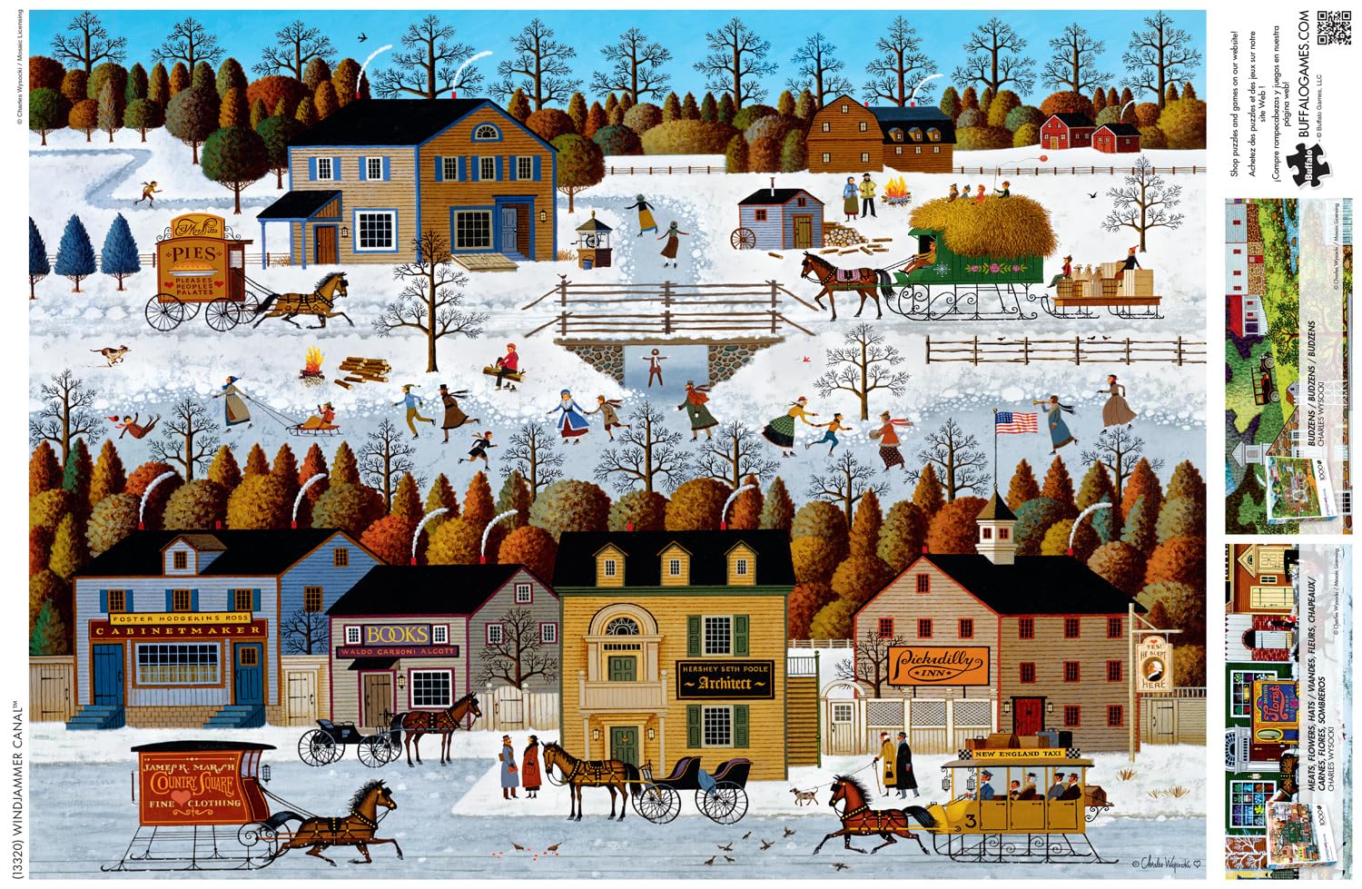 Foto 6 pulgar | Rompecabezas Buffalo Games Charles Wysocki Windjammer Canal - Venta Internacional.