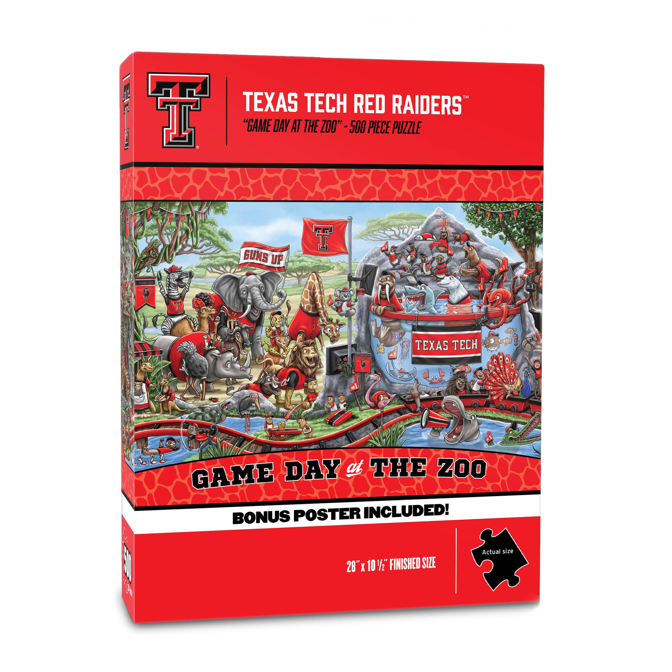 Puzzle Youthefan Ncaa Texas Tech Red Raiders Game Day, 500 Unidades - Venta Internacional.