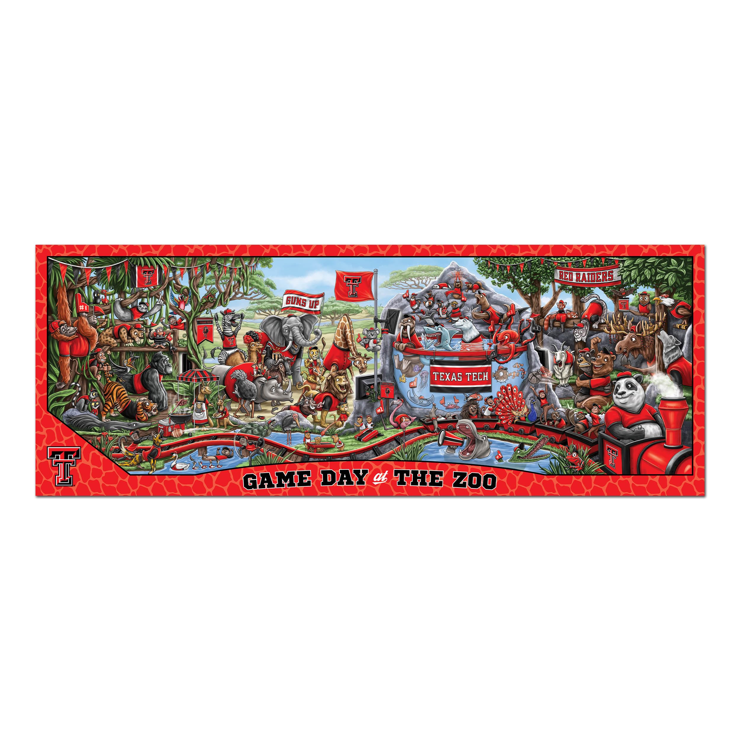 Foto 4 pulgar | Puzzle Youthefan Ncaa Texas Tech Red Raiders Game Day, 500 Unidades - Venta Internacional.