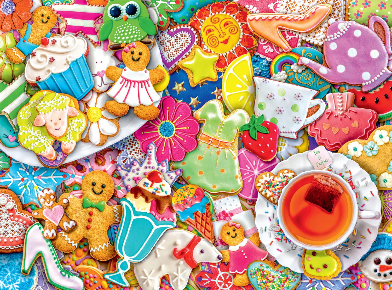 Foto 1 | Té Y Galletas Aimee Stewart De Buffalo Games, 1000 Unidades - Venta Internacional.