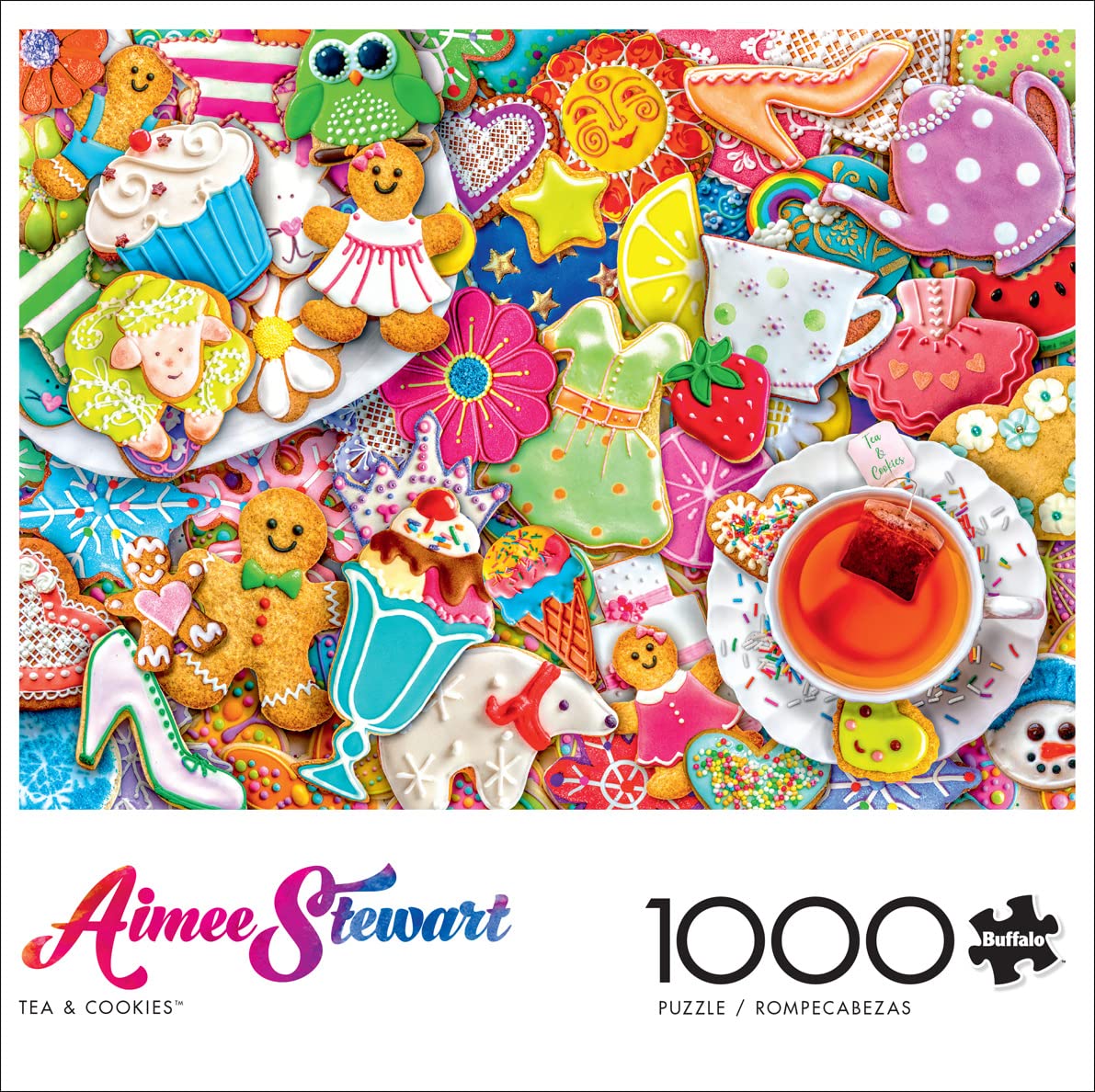 Foto 2 | Té Y Galletas Aimee Stewart De Buffalo Games, 1000 Unidades - Venta Internacional.