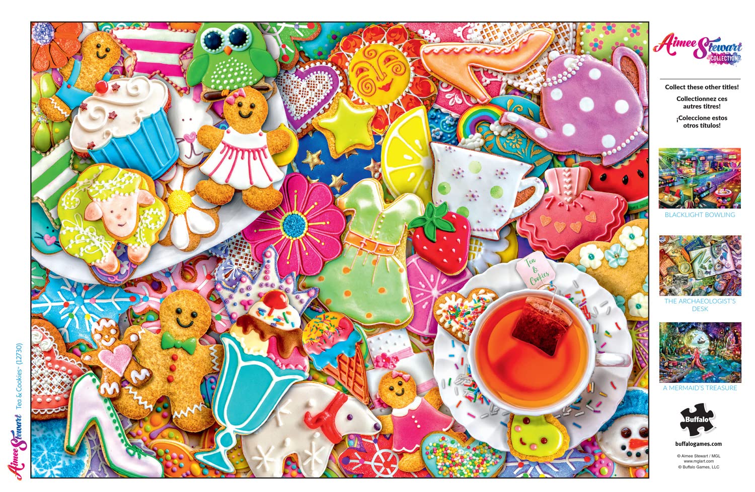 Foto 5 | Té Y Galletas Aimee Stewart De Buffalo Games, 1000 Unidades - Venta Internacional.