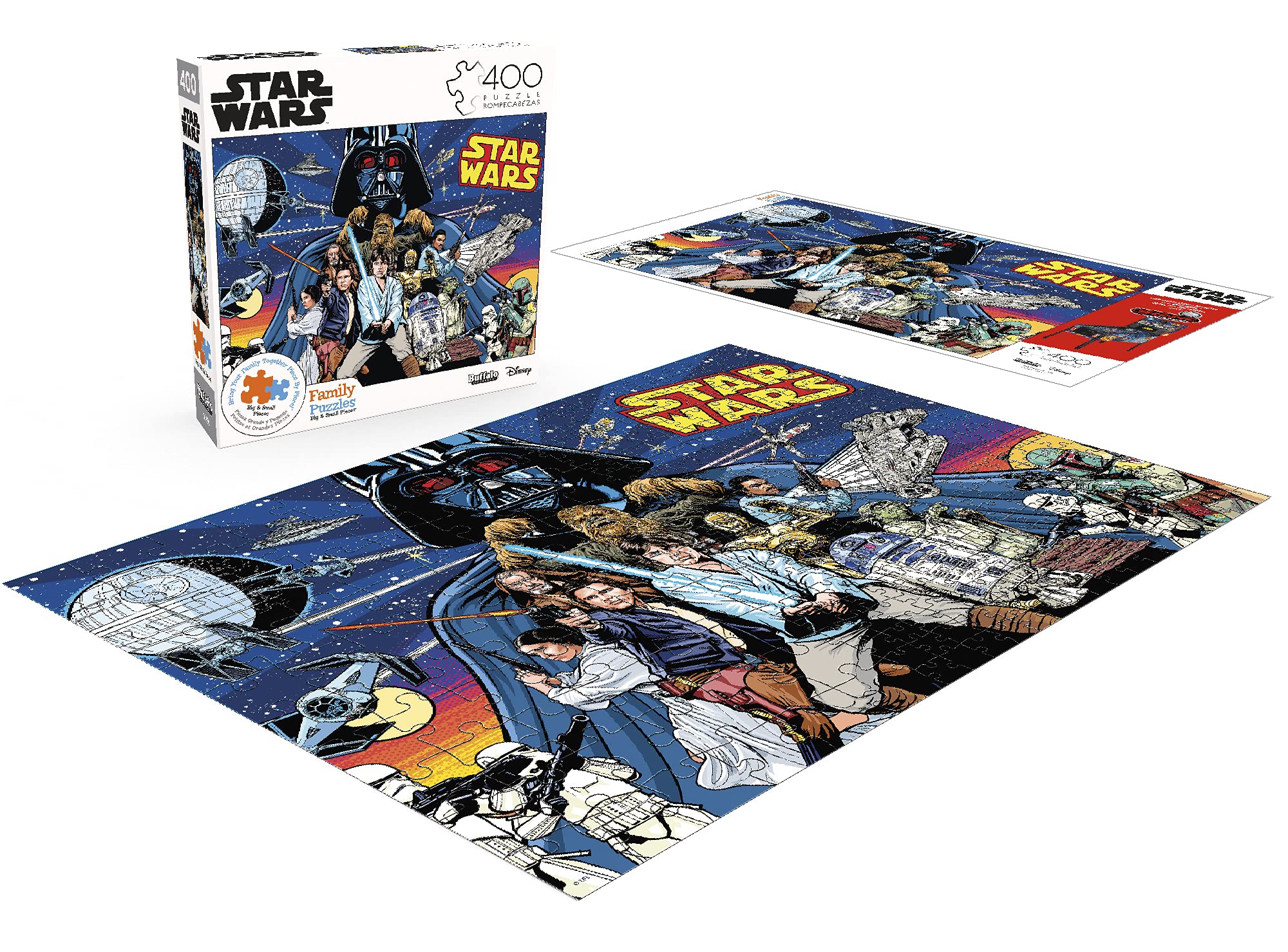 Foto 4 | Rompecabezas Buffalo Games Star Wars Comic Pinball Art 400 Unidades - Venta Internacional.