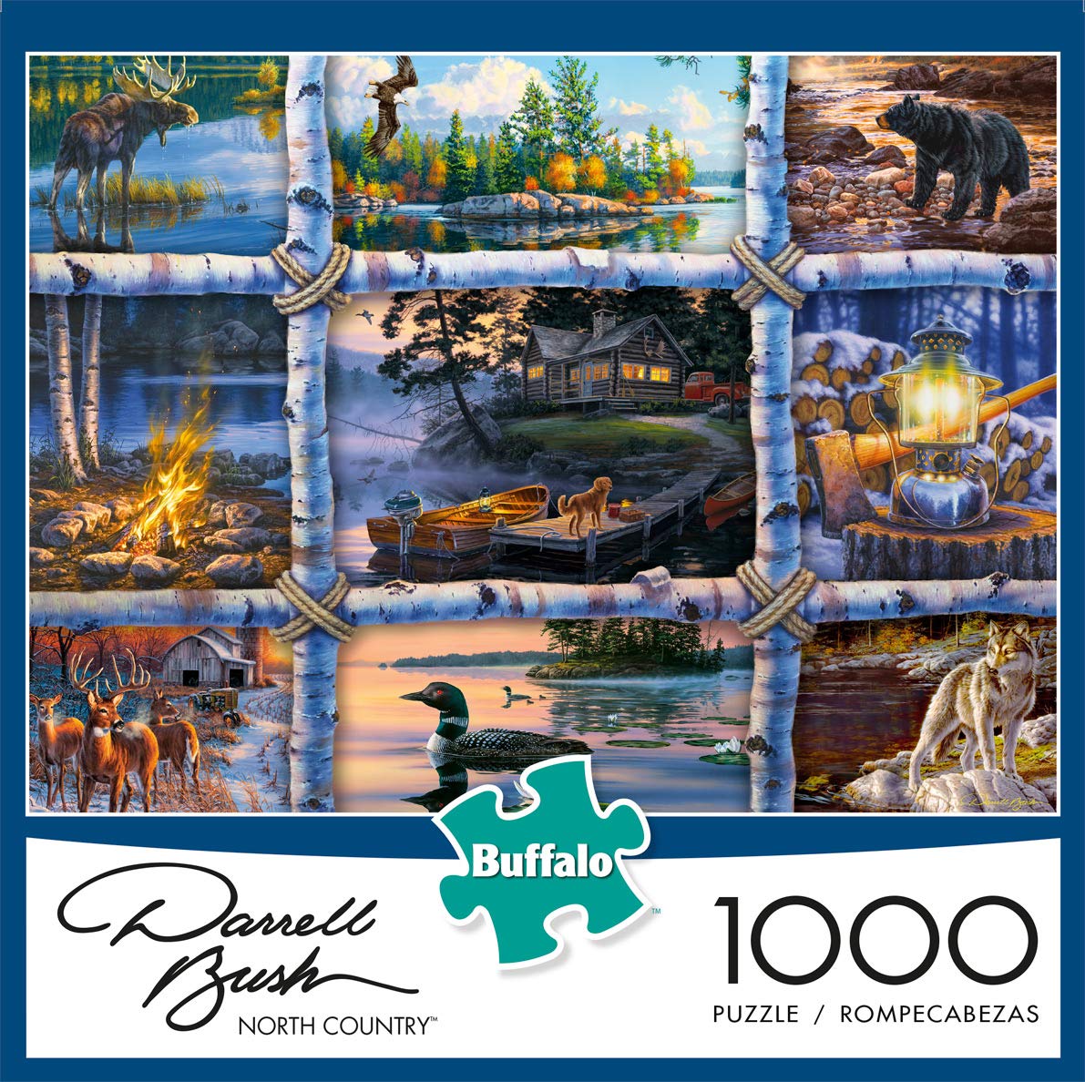 Foto 3 pulgar | Rompecabezas Buffalo Games Darrell Bush North Country 1000 Piezas - Venta Internacional.