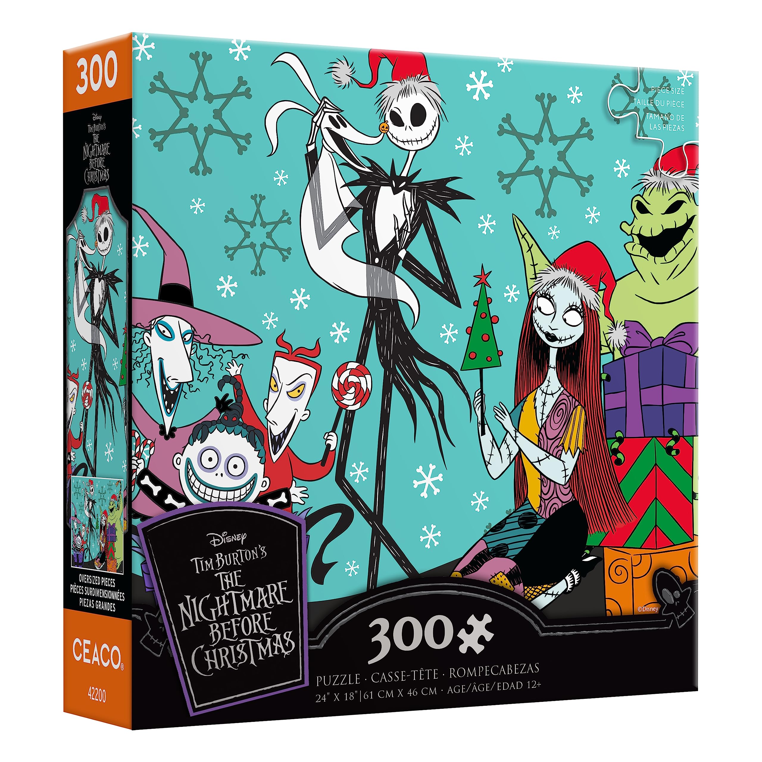 Foto 4 pulgar | Rompecabezas Ceaco Disney Tim Burton Nightmare 300 Piezas - Venta Internacional.