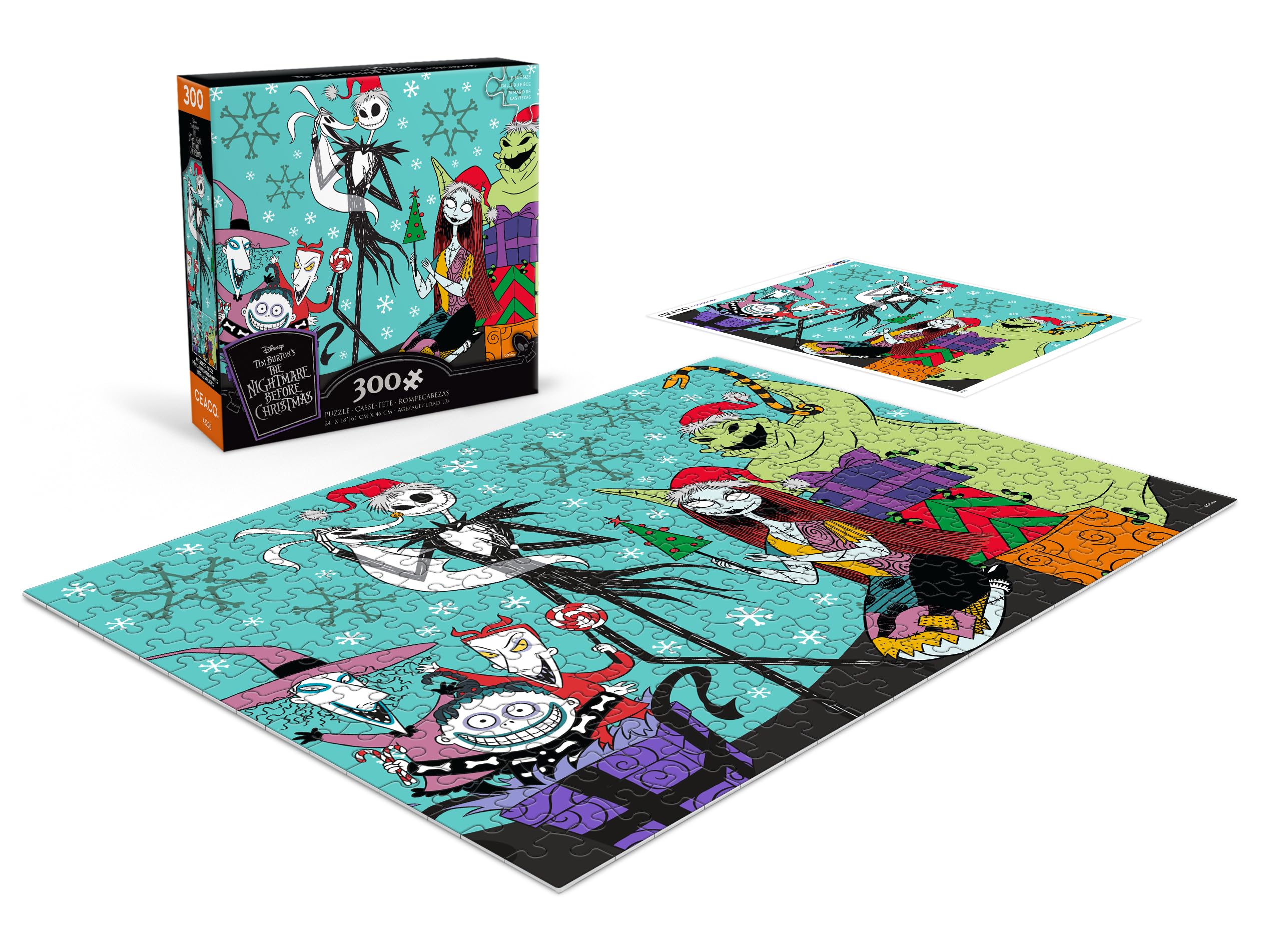 Foto 5 pulgar | Rompecabezas Ceaco Disney Tim Burton Nightmare 300 Piezas - Venta Internacional.