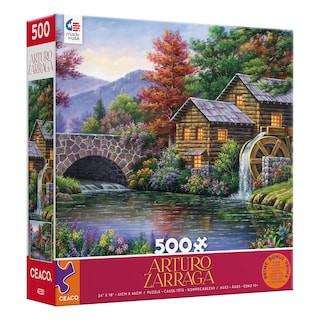 Foto 3 | Rompecabezas Ceaco Arturo Zarraga El Molino De Agua 500 Piezas - Venta Internacional.