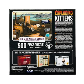 Foto 2 | Rompecabezas Exploding Kittens Slothness Of Memory, 500 Piezas - Venta Internacional.