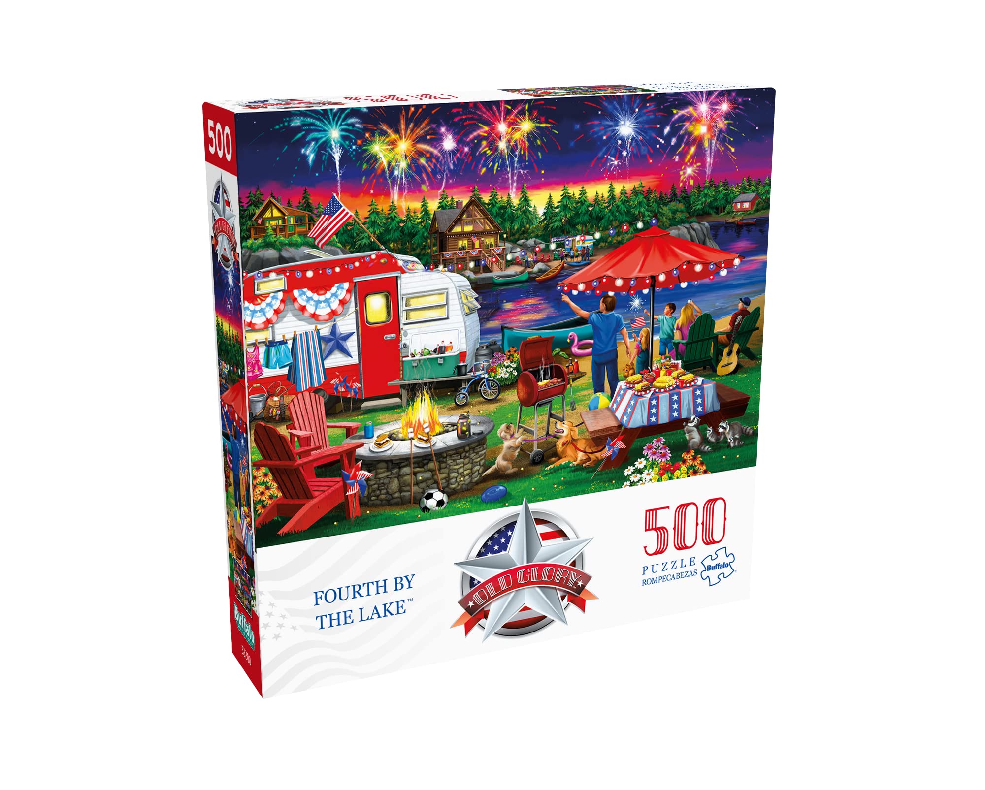 Foto 4 pulgar | Rompecabezas Buffalo Games Fourth By The Lake, 500 Piezas - Venta Internacional.