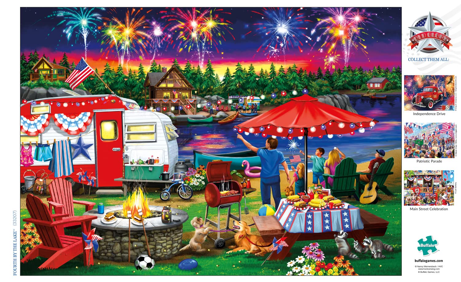 Foto 6 pulgar | Rompecabezas Buffalo Games Fourth By The Lake, 500 Piezas - Venta Internacional.