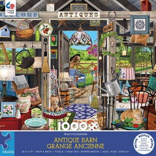 Foto 2 | Rompecabezas Ceaco Tracy Flickinger Antique Barn 1000 Piezas - Venta Internacional.
