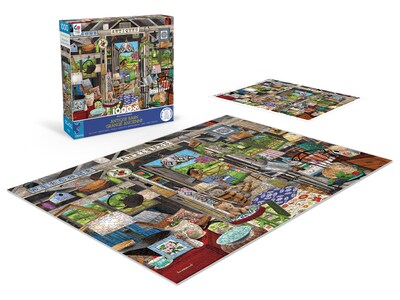 Foto 4 | Rompecabezas Ceaco Tracy Flickinger Antique Barn 1000 Piezas - Venta Internacional.