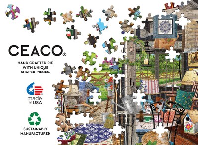 Foto 5 | Rompecabezas Ceaco Tracy Flickinger Antique Barn 1000 Piezas - Venta Internacional.