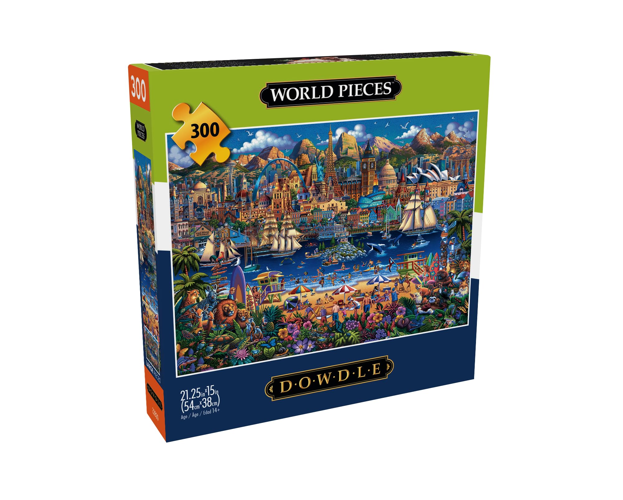 Foto 3 | Rompecabezas Buffalo Games Dowdle World Pieces 300 Piezas - Venta Internacional.