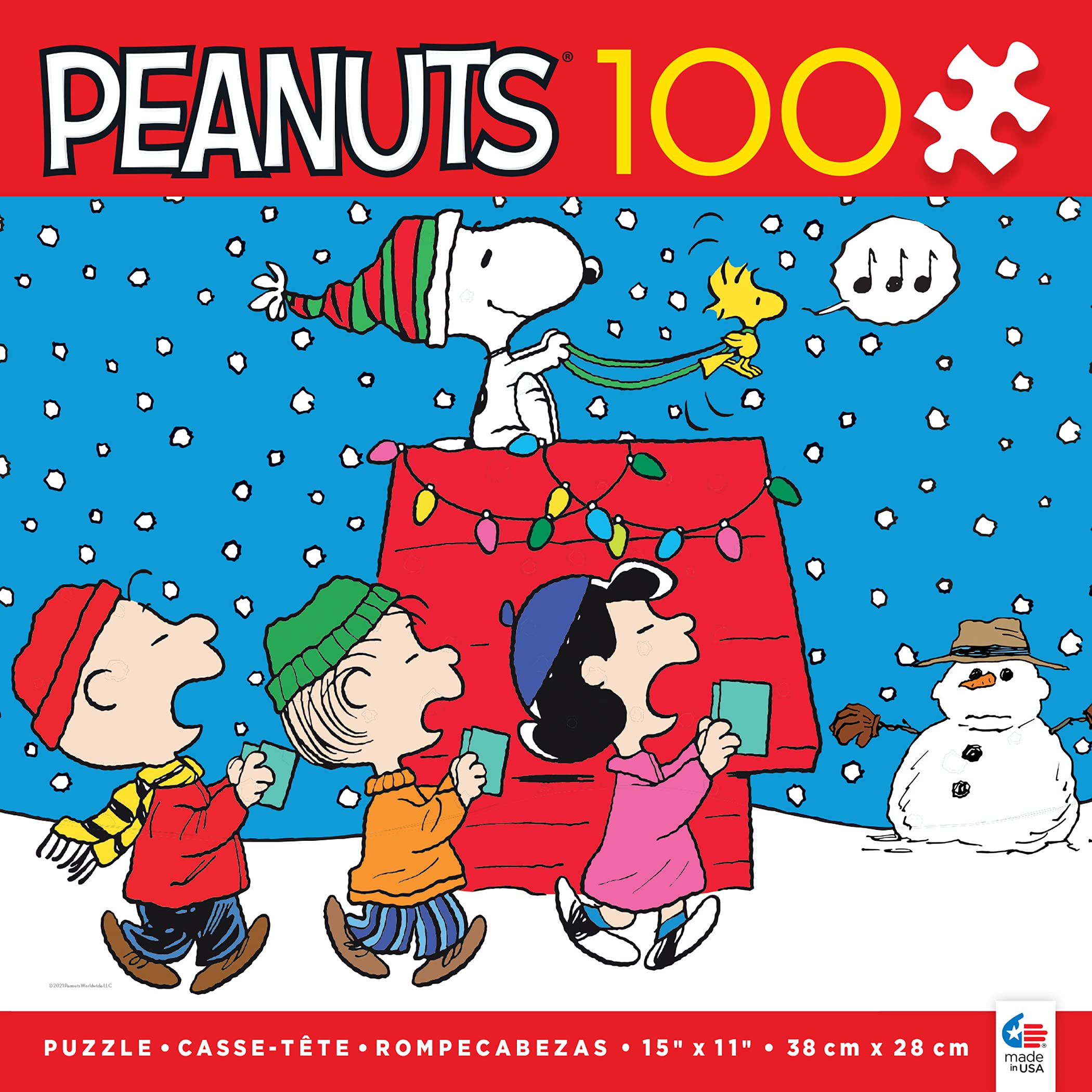 Rompecabezas Ceaco Peanuts Holiday Snoopy And The Singers - Venta Internacional.